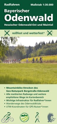 Radfahren, Bayerischer Odenwald / Hessischer Odenwald-Ost und Maintal, m. 1 Buch