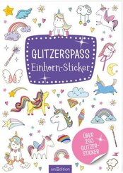 Glitzerspaß - Einhorn-Sticker