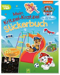 PAW Patrol Mein Kritzel-Kratzel Stickerbuch mit Bambus-Stick