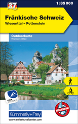 Fränkische Schweiz Outdoorkarte Deutschland Nr. 37