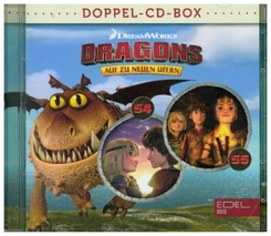 Dragons - Auf zu neuen Ufern - Doppel-Box, 2 Audio-CD - Tl.54-55