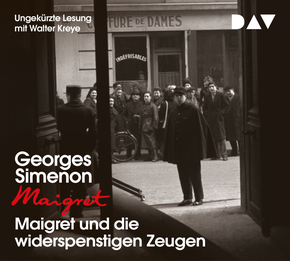 Maigret und die widerspenstigen Zeugen, 4 Audio-CD