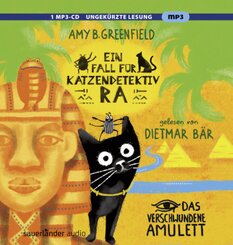 Ein Fall für Katzendetektiv Ra - Das verschwundene Amulett, 1 Audio-CD, 1 MP3