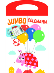 Jumbo Colomania (Marienkäfer) Mit 8 Farbstiften