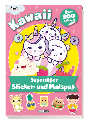 Kawaii: Supersüßer Sticker- und Malspaß