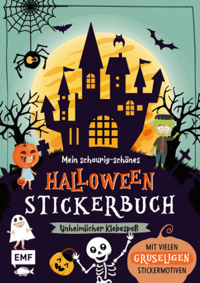 Mein schaurig-schönes Halloween-Stickerbuch - Mit über 500 Stickermotiven