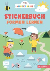 Stickerbuch - Formen lernen für Kinder ab 3 Jahren