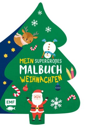 Mein supergroßes Malbuch - Weihnachten (Tannenbaum)