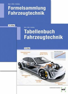 Tabellenbuch Fahrzeugtechnik und Formelsammlung Fahrzeugtechnik, 2 Bde.
