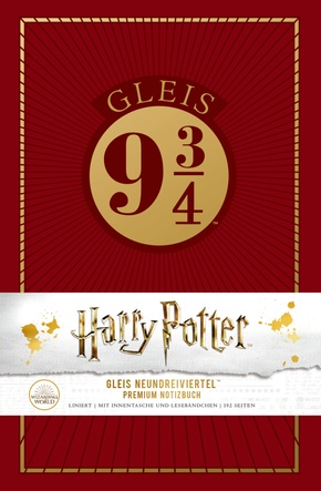 Harry Potter: Gleis 9 &#190; Premium-Notizbuch