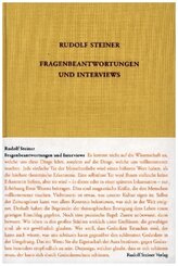 Fragenbeantwortungen und Interviews