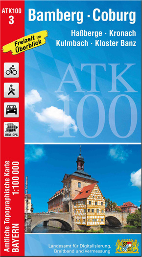 ATK100-3 Bamberg-Coburg (Amtliche Topographische Karte 1:100000)