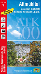 ATK100-9 Altmühltal (Amtliche Topographische Karte 1:100000)