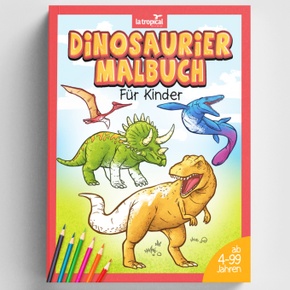 Dinosaurier Malbuch für Kinder