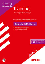 STARK Lösungen zu Original-Prüfungen und Training Hauptschule 2022 - Deutsch 9./10. Klasse - Niedersachsen