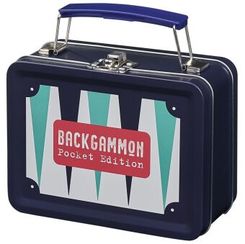 Fernweh Backgammon - Pocket Edition (Spiel in Metallkoffer)