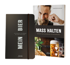 Paket: Sachbuch "MASS HALTEN" plus Tagebuch "MEIN BIER", 2 Teile