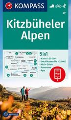 KOMPASS Wanderkarte 29 Kitzbüheler Alpen 1:50.000