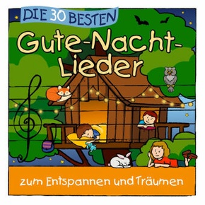 Die 30 besten Gute-Nacht-Lieder, 1 Audio-CD