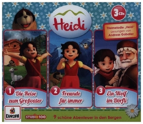 Heidi (CGI) - 3er Box. Box.1, 3 Audio-CD, 3 Audio-CD