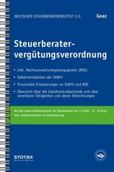 Steuerberatervergütungsverordnung, m.  Buch, m.  Online-Zugang