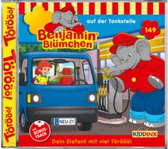 Benjamin Blümchen - auf der Tankstelle. Folge.149, 1 Audio-CD, 1 Audio-CD