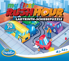 ThinkFun 76443 - My first Rush Hour - Das bekannte Stau-Spiel für Kinder ab 3 Jahren, Logikspiel für 1 Spieler, mit Aufg