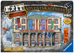 Ravensburger 18958 - EXIT Adventskalender pro - Das verrückte Zeitreisemuseum - 24 Rätsel für EXIT-Begeisterte ab 14 Jah