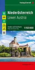 Niederösterreich, Straßen- und Freizeitkarte 1:150.000, freytag & berndt