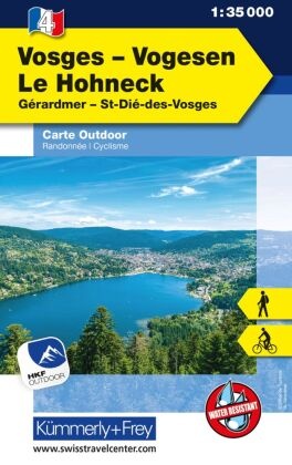 Kümmerly+Frey Outdoorkarte Vogesen / Vosges, Le Hohneck 1:35.000