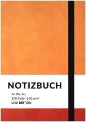Notizbuch A4 blanko - 100 Seiten 90g/m² - Soft Cover - FSC Papier
