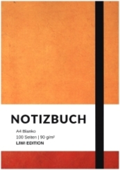 Notizbuch A4 blanko - 100 Seiten 90g/m² - Soft Cover - FSC Papier