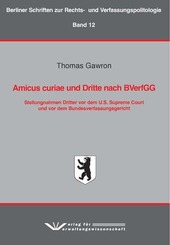 Amicus curiae und Dritte nach BVerfGG