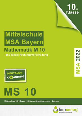 Original-Prüfungen Mathematik Mittelschule 2022 M10 Bayern
