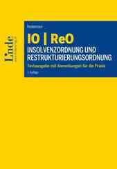 IO | ReO Insolvenzordnung und Restrukturierungsordnung