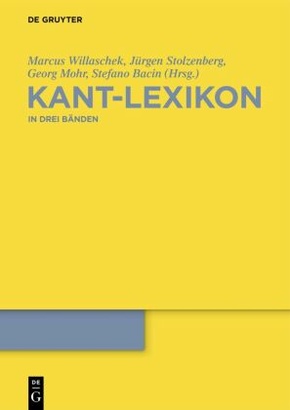 Kant-Lexikon, 3 Teile