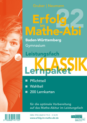 Erfolg im Mathe-Abi 2022 Lernpaket Leistungsfach 'Klassik' Baden-Württemberg Gymnasium, 3 Teile