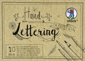 URSUS Handlettering Paper, DIN A6, chamois