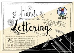 URSUS Handlettering Paper, DIN A6, weiß/creme/schwarz