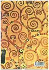Notizbuch schön gestaltet mit Leseband - A5 Hardcover blanko - Gustav Klimt "Lebensbaum" - 100 Seiten 90g/m² - FSC Papie