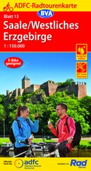 ADFC-Radtourenkarte 13 Saale /Westliches Erzgebirge 1:150.000, reiß- und wetterfest, GPS-Tracks Download