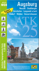 ATK25-M08 Augsburg (Amtliche Topographische Karte 1:25000)