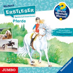 Wieso? Weshalb? Warum? Erstleser. Pferde, 1 Audio-CD