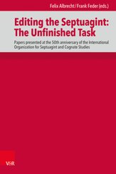 Editing the Septuagint: The Unfinished Task