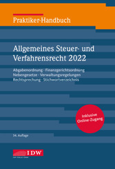 Praktiker-Handbuch Allgemeines Steuer-und Verfahrensrecht 2022, m. 1 Buch, m. 1 E-Book