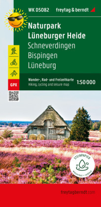 Naturpark Lüneburger Heide, Wander-, Rad- und Freizeitkarte 1:50.000, freytag & berndt, WK D5082