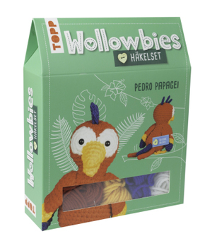 Wollowbies Häkelset Papagei