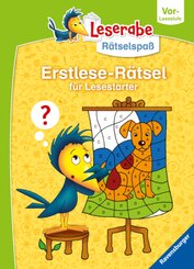 Ravensburger Leserabe Rätselspaß - Erstlese-Rätsel für Lesestarter ab 5 Jahren - Vor-Lesestufe