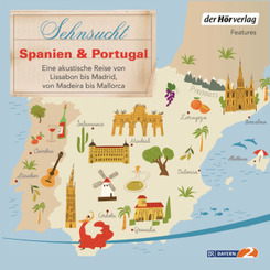 Sehnsucht Spanien & Portugal, 4 Audio-CD