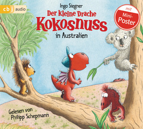 Der kleine Drache Kokosnuss in Australien, 1 Audio-CD